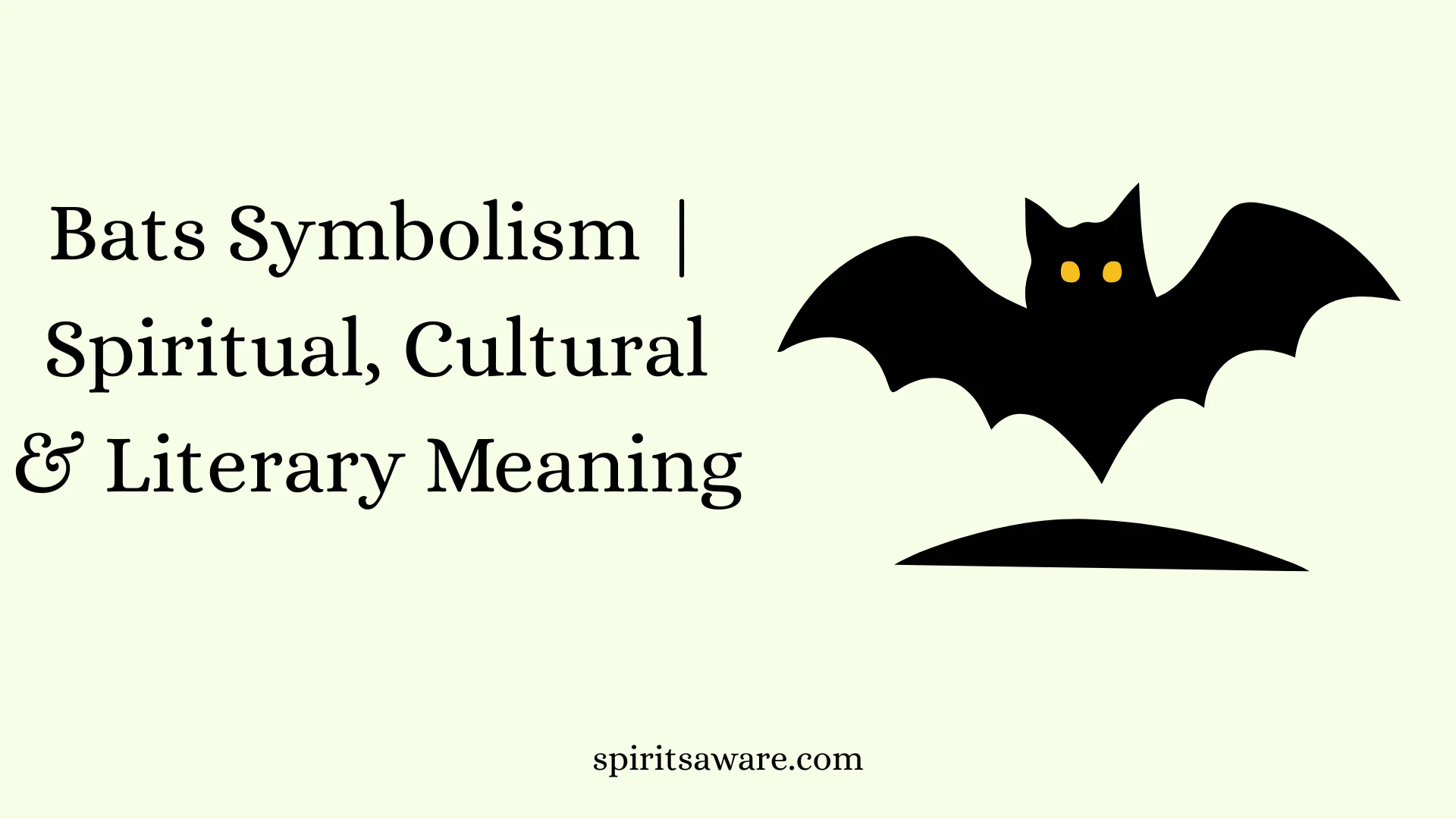 Bats Symbolism