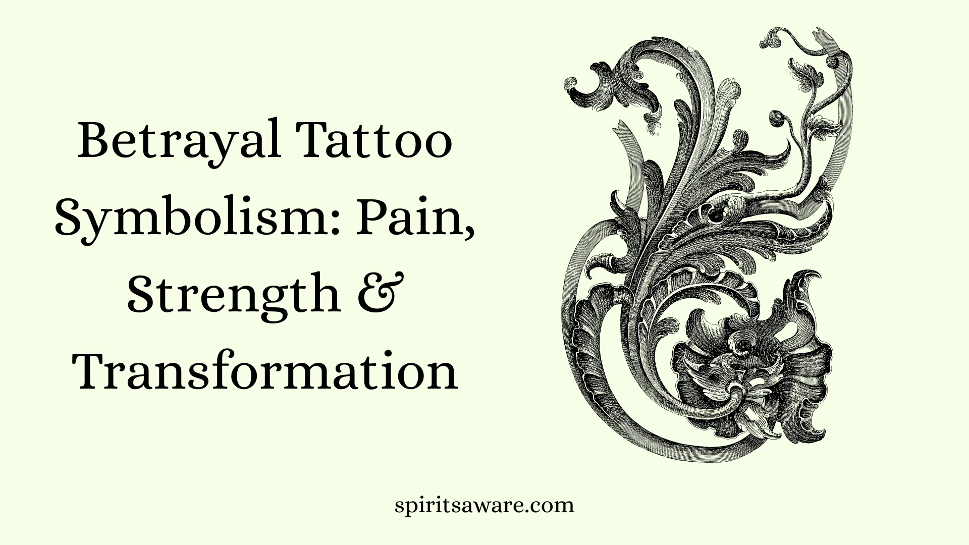 Betrayal Tattoo Symbolism