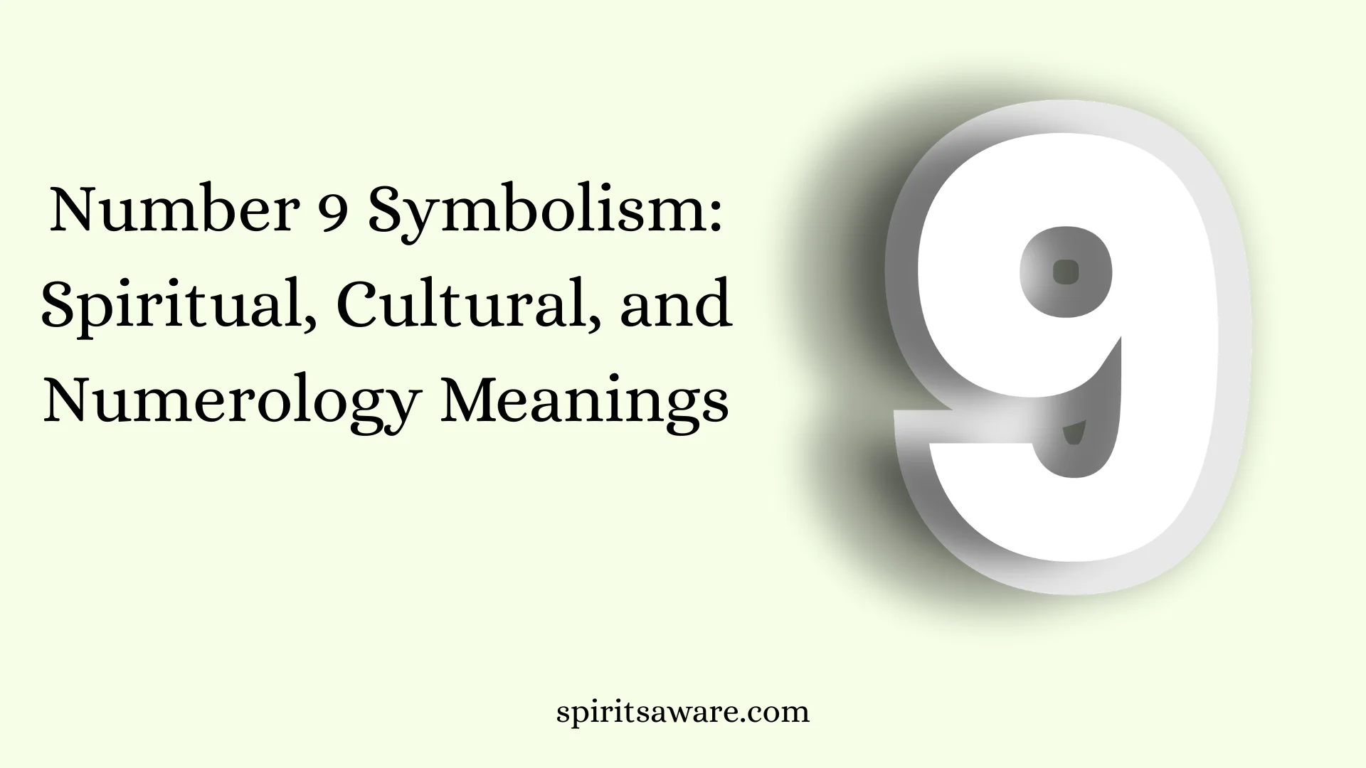 Number 9 Symbolism