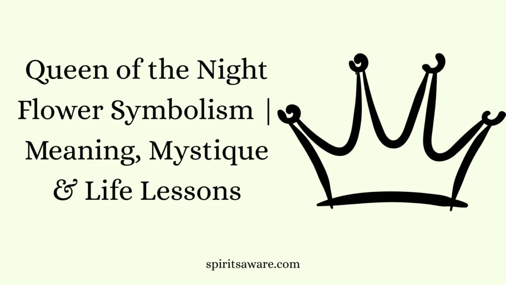 Queen of the Night Flower Symbolism