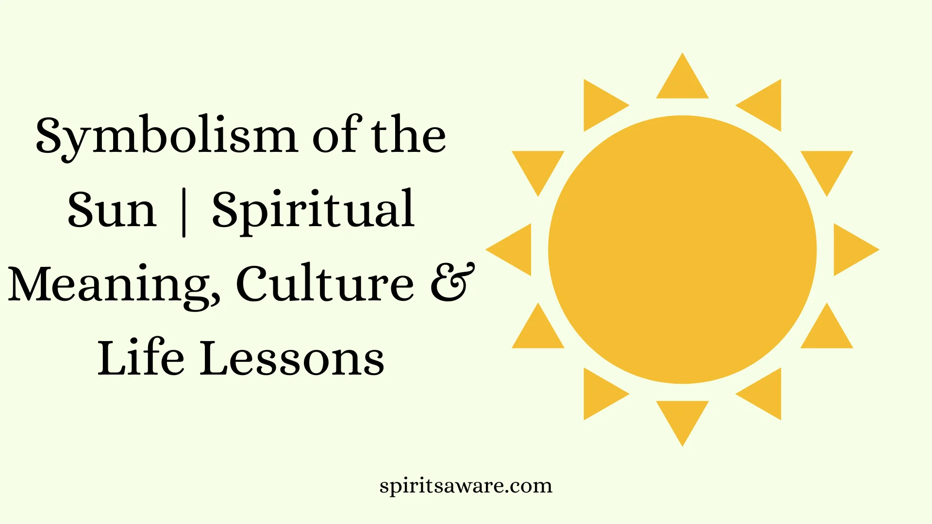 Symbolism of the Sun