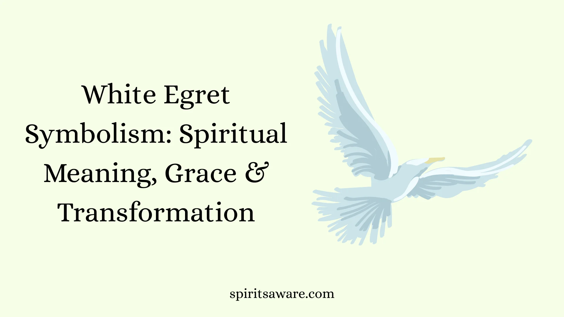 White Egret Symbolism