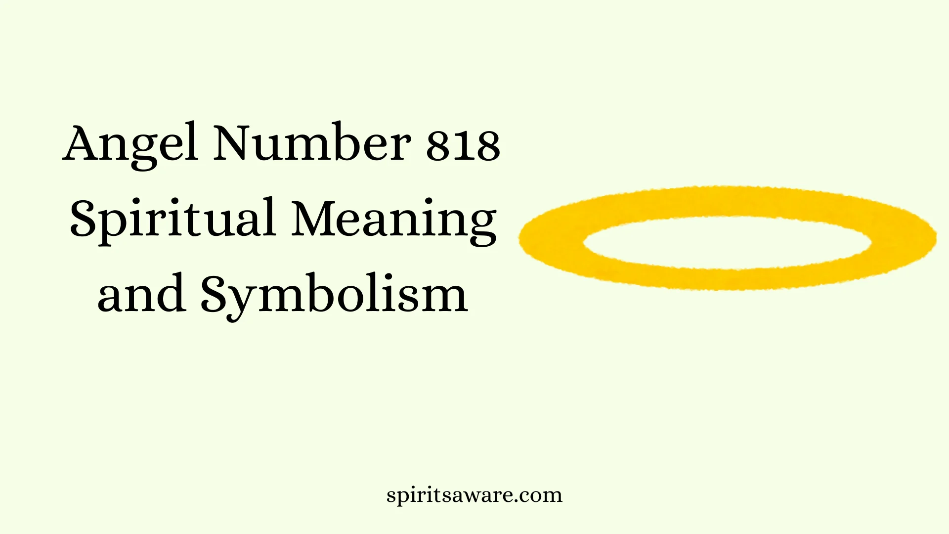 Angel Number 818 Spiritual Meaning and Symbolism