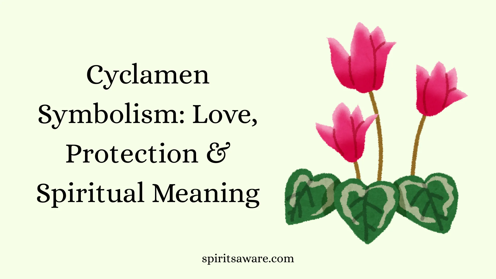 Cyclamen Symbolism