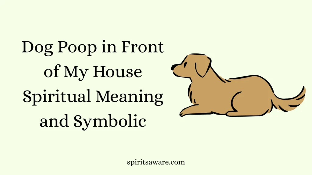 Dog Poop in Front of My House Spiritual Meaning and Symbolic