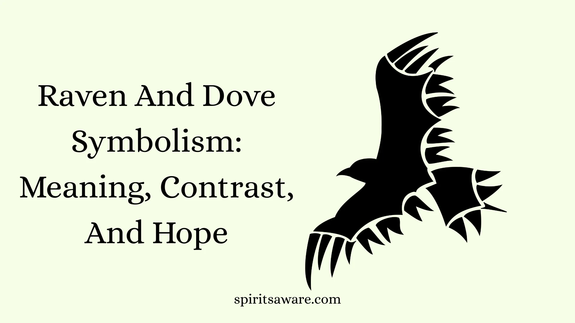 Raven And Dove Symbolism