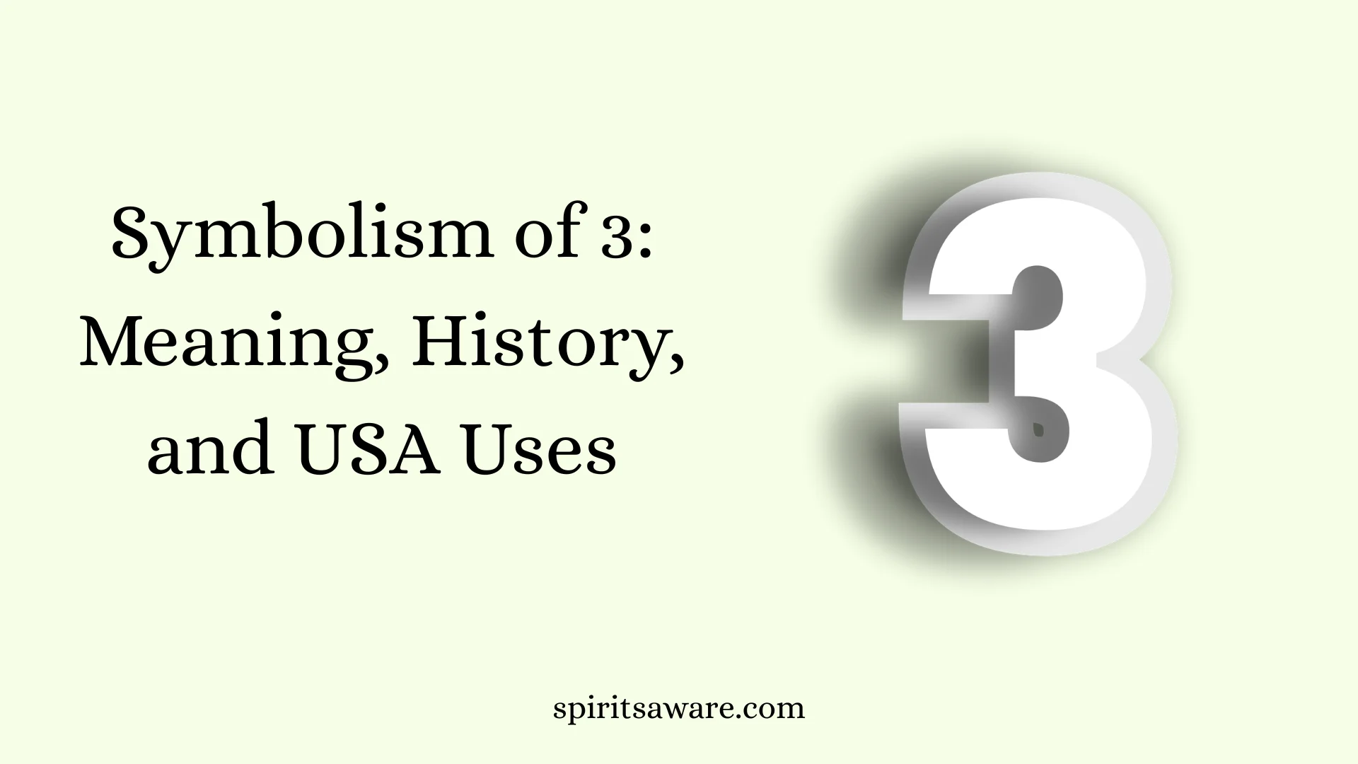 Symbolism of 3