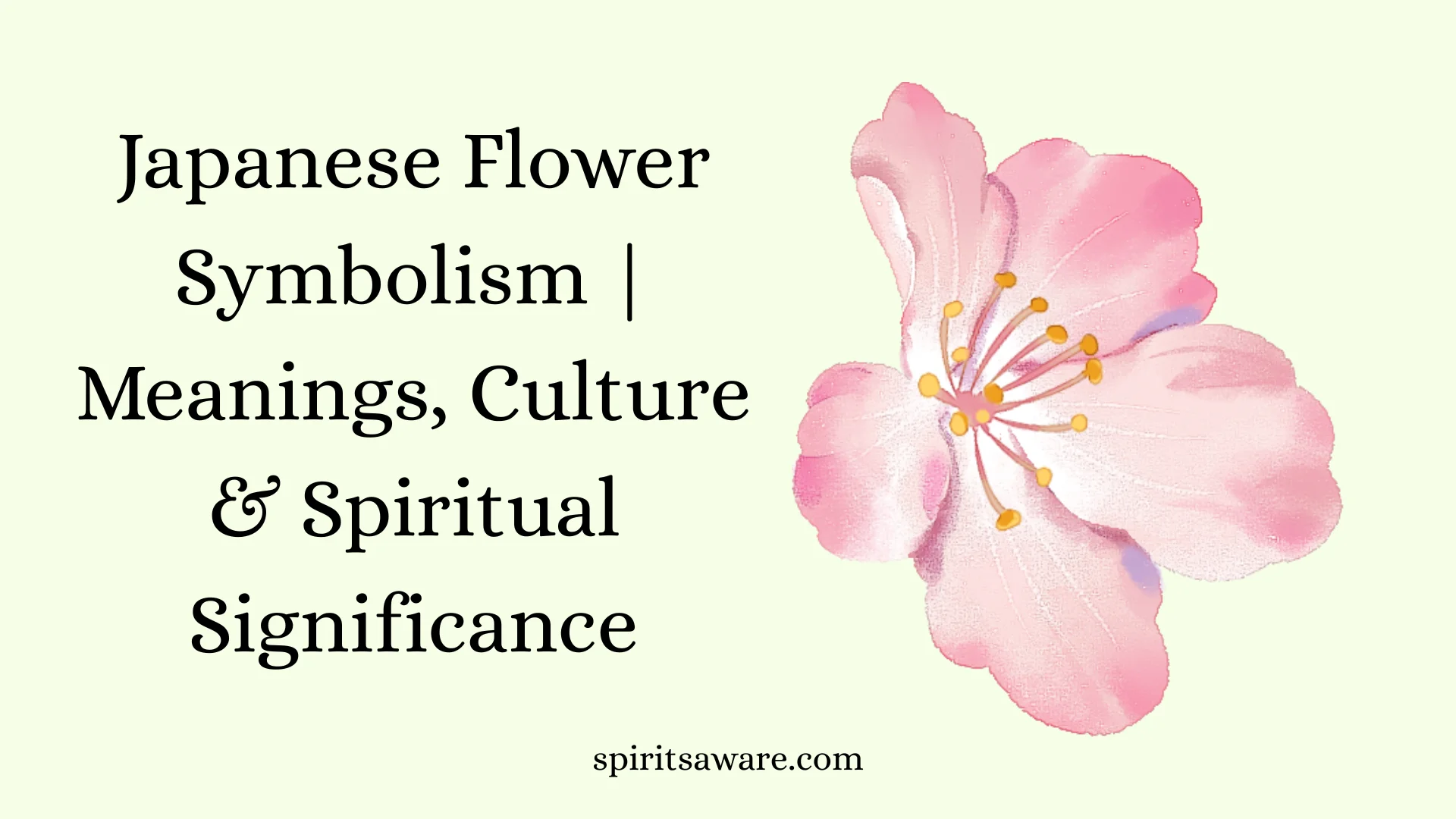Japanese Flower Symbolism