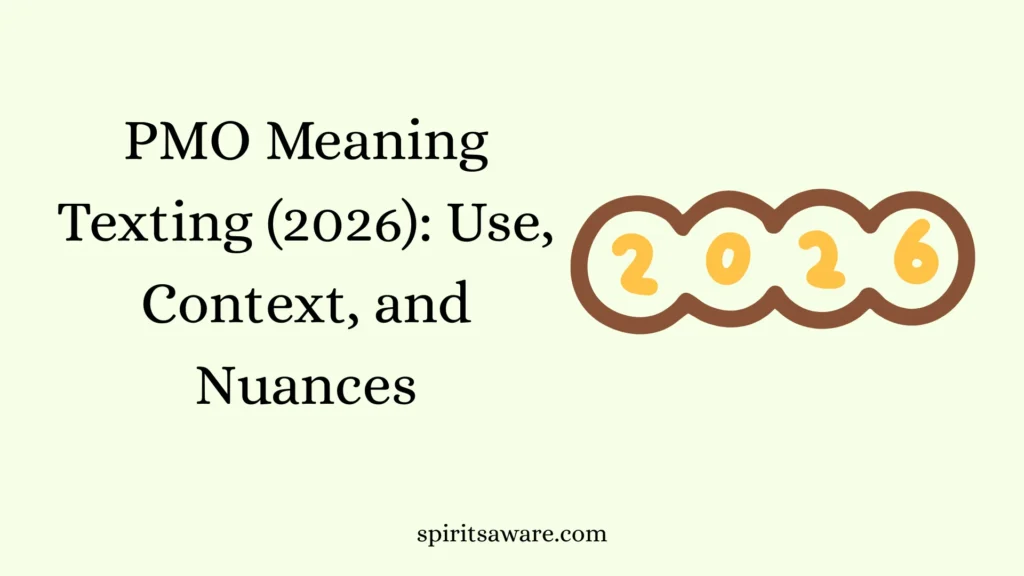 PMO Meaning Texting (2026)