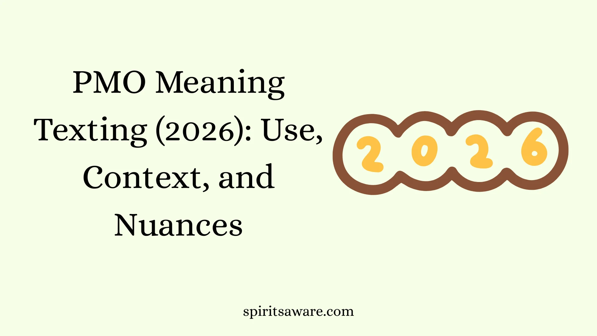PMO Meaning Texting (2026)