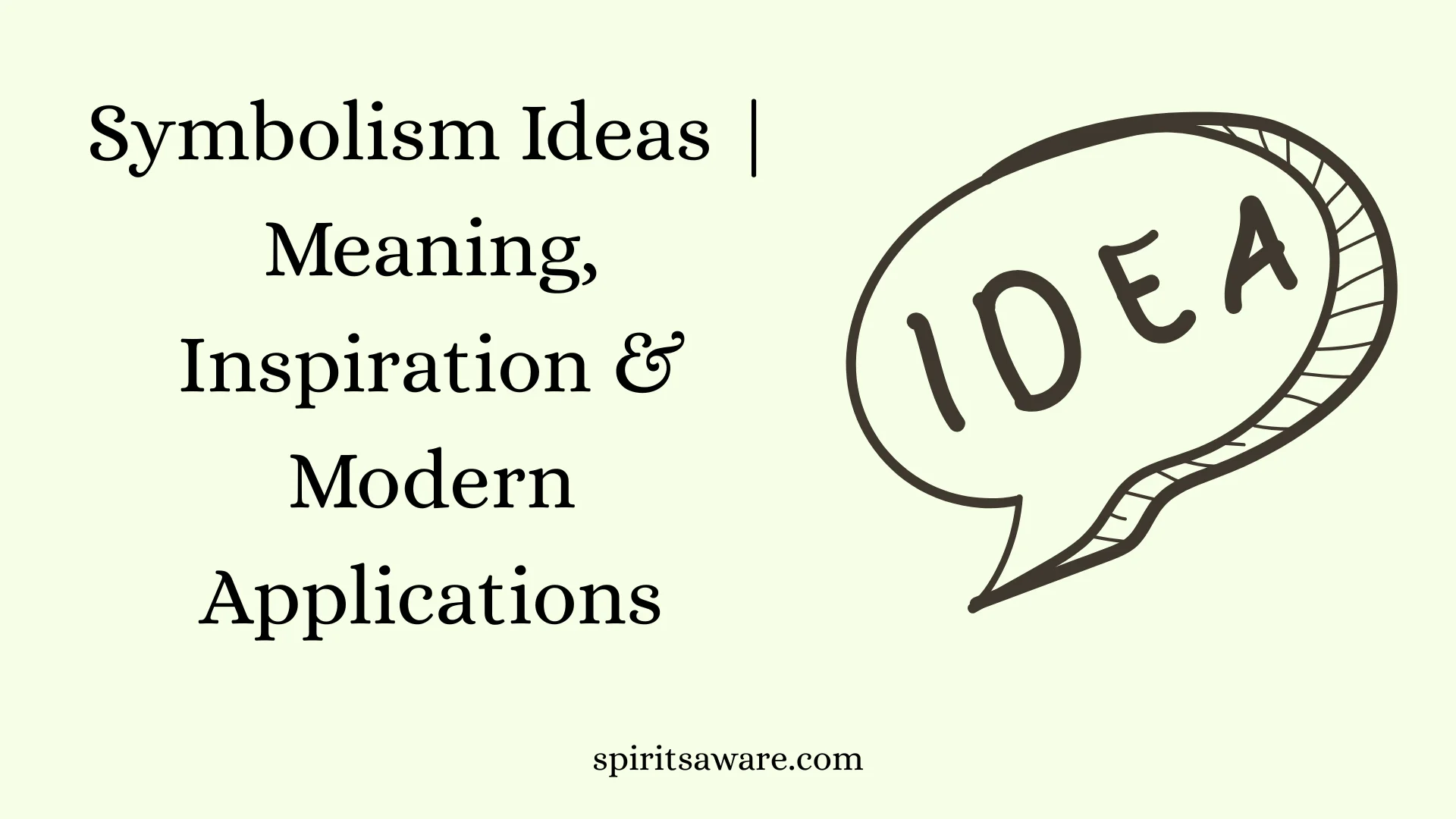 Symbolism Ideas