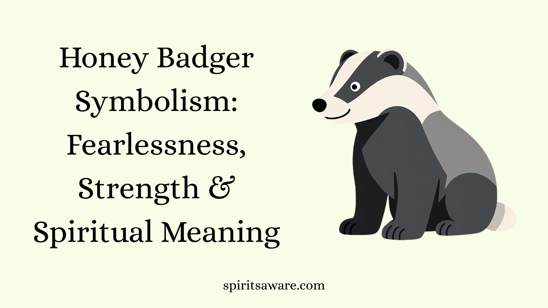 Honey Badger Symbolism