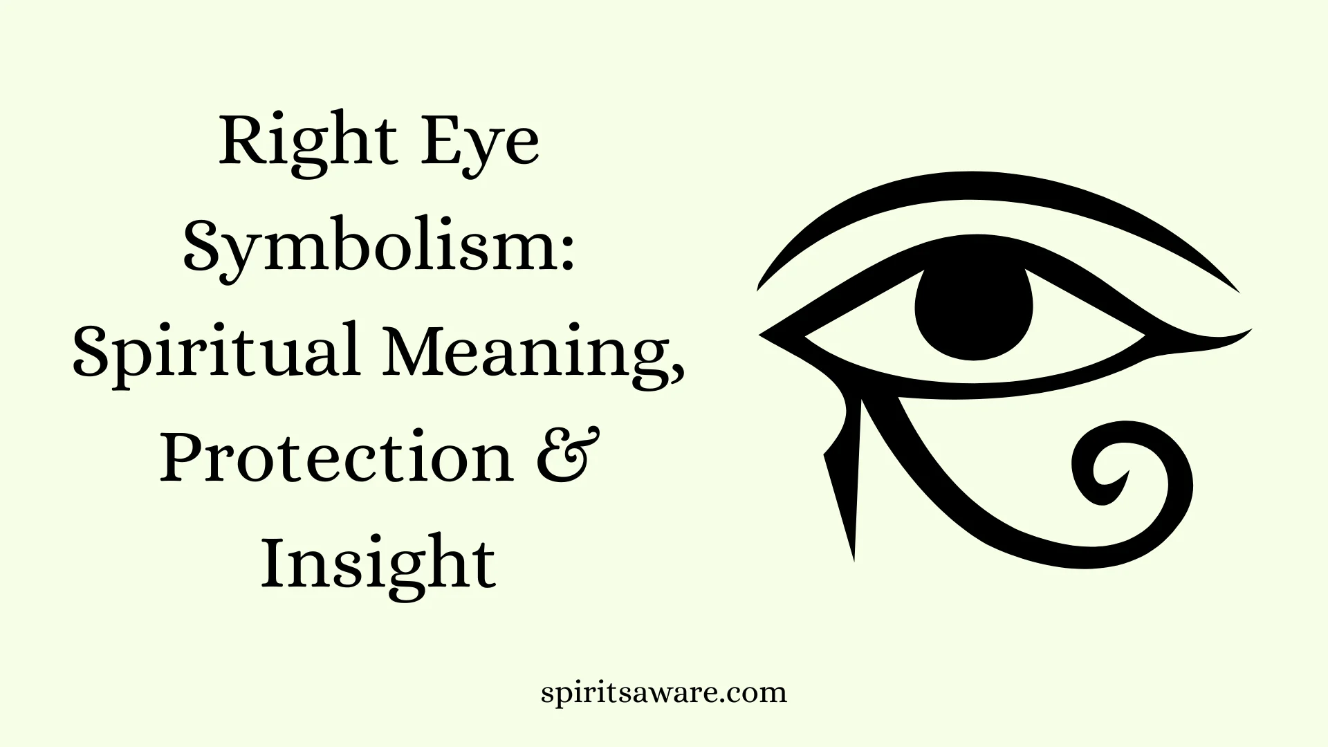 Right Eye Symbolism