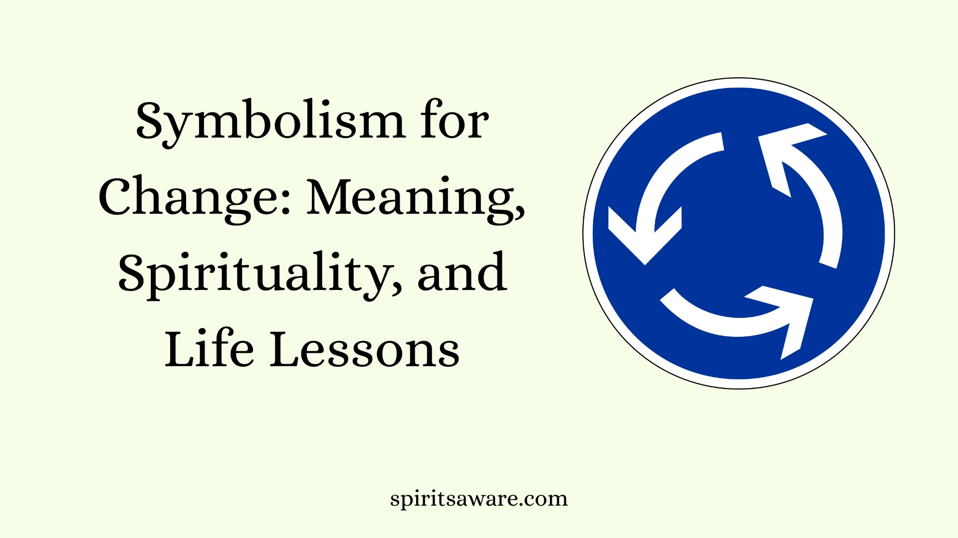 Symbolism for Change