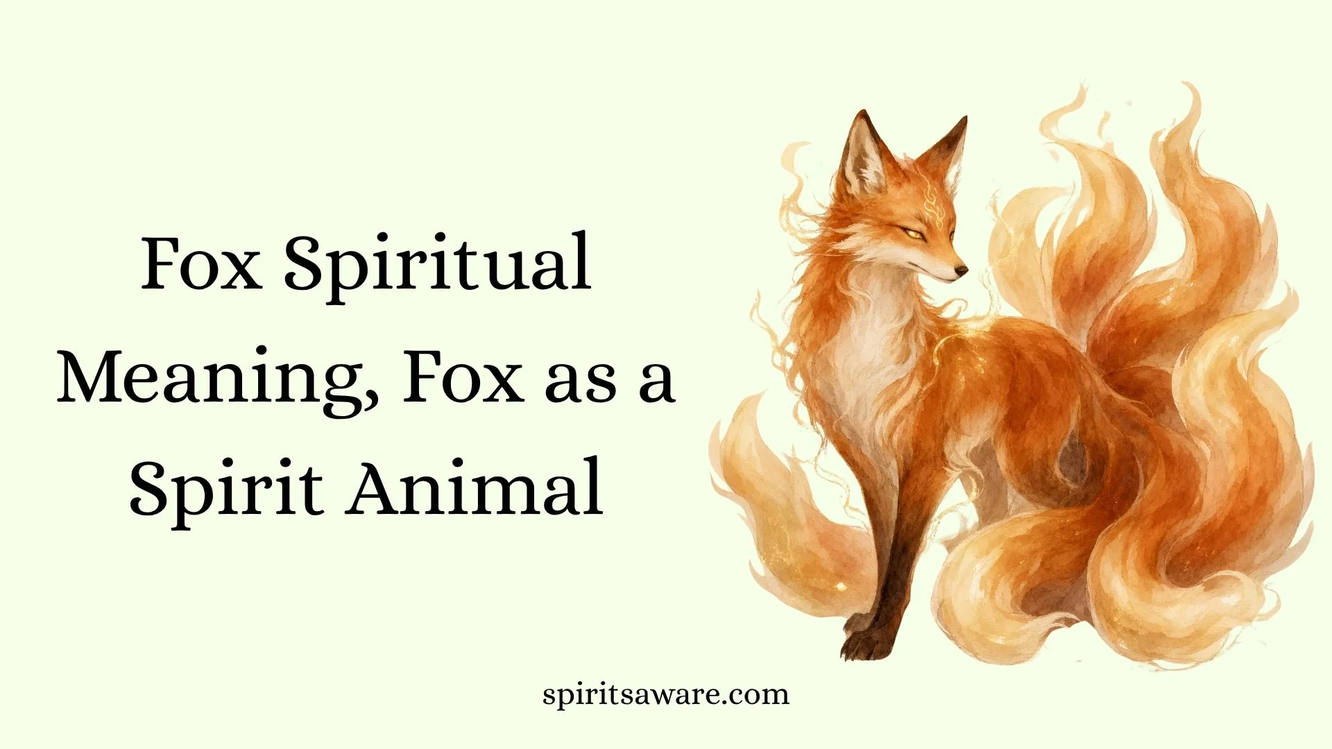 Fox Spiritual Meaning, Fox as a Spirit Animal