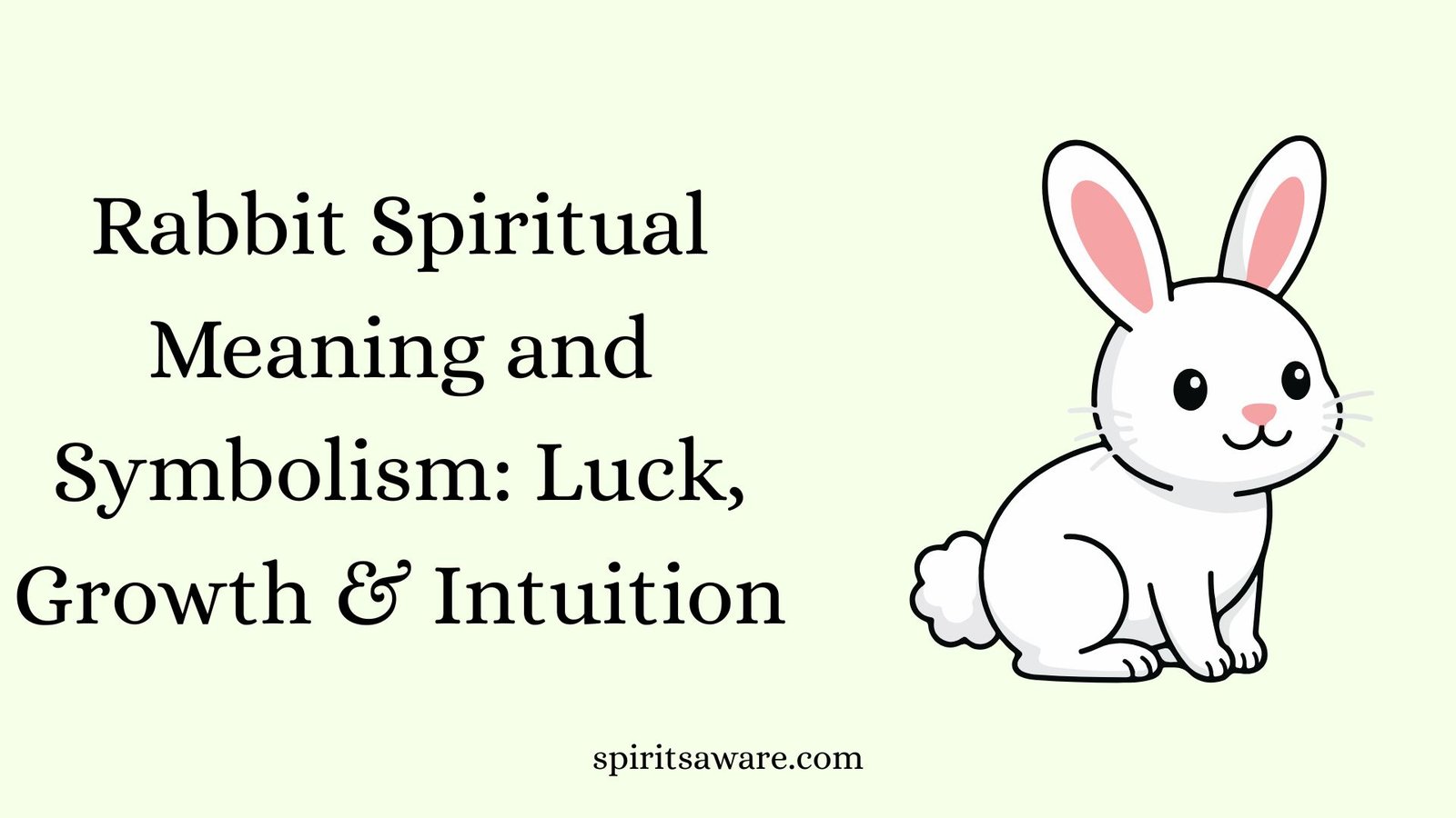 Rabbit Spiritual Meaning and Symbolism: Luck, Growth & Intuition