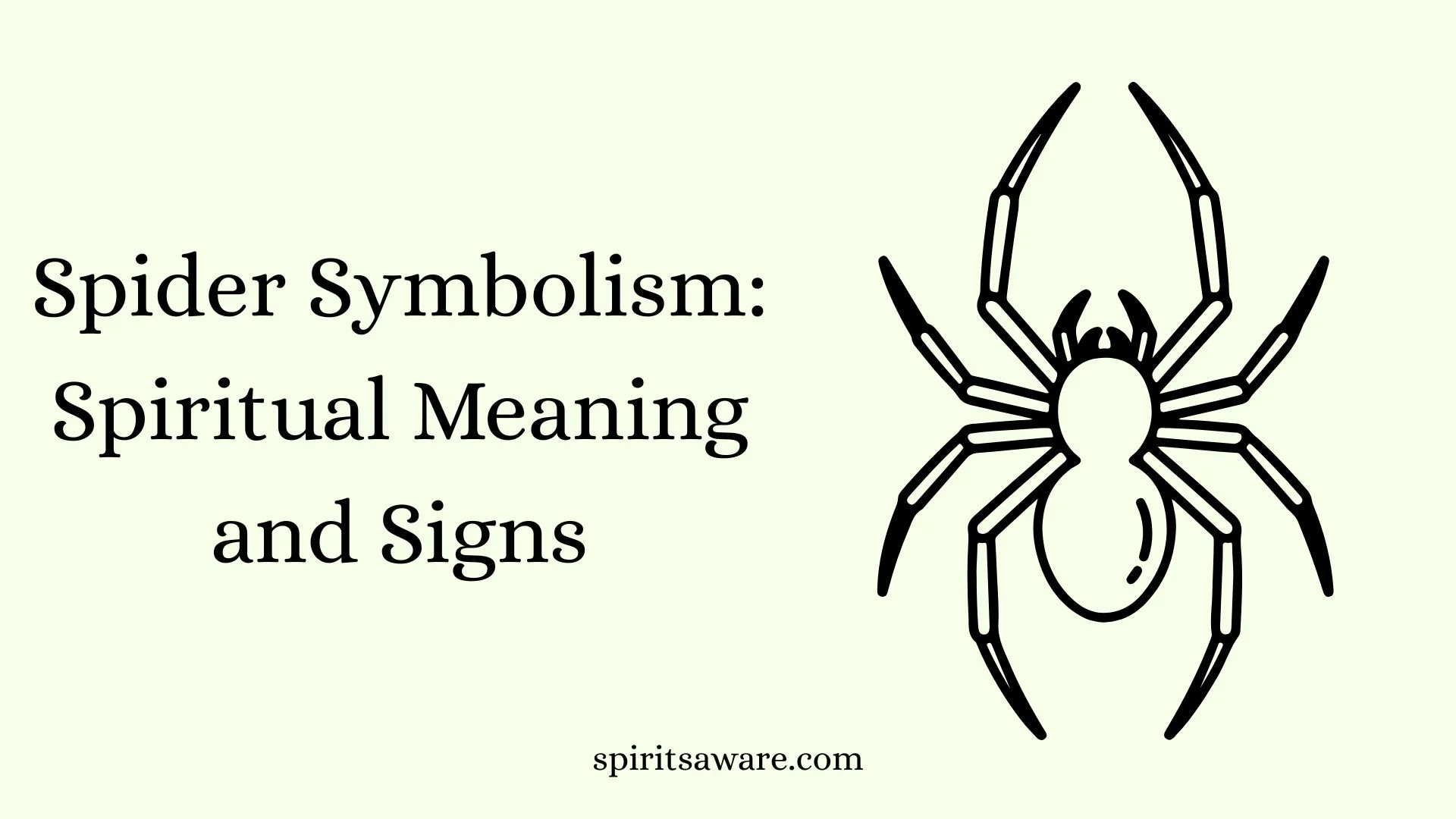 Spider Symbolism: Spiritual Meaning and Signs
